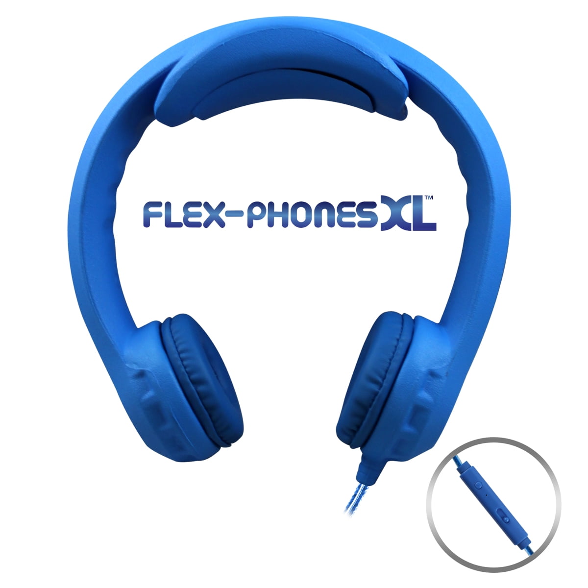 Flex Phonesxl Blue Indestructible Single Construction Headphones