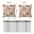 thumbnail image 2 of Pofeuu Sunflowers And Butterflies Print Double-sided plush pillowcase Square Throw Pillow Covers Pillows Cover for Living Room Bedroom Sofa Couch Cushion Cover（No pillow core）-20"x20", 2 of 7