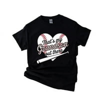 That’s My Grandson Baseball Grandma T-Shirt with Loving Game Day Style, for men & women, up to size 5XL