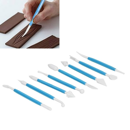 

YOUTHINK DIY Fondant Tool Pastry Carving Cutter Decorating Set For Flower Pattern Carving For Fondant Rolling For Chocolate Carving For Cake Modeling