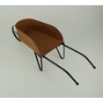thumbnail image 5 of Oxidized Finish Metal Decorative Country Farmhouse Wheelbarrow Planter Indoor / Outdoor, 5 of 5