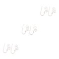 thumbnail image 2 of maskred Accessoires de Rideaux Durables pour Élégant Décor de Chambre Installation Facile Rideau Cravate style 11 3Set, 2 of 6
