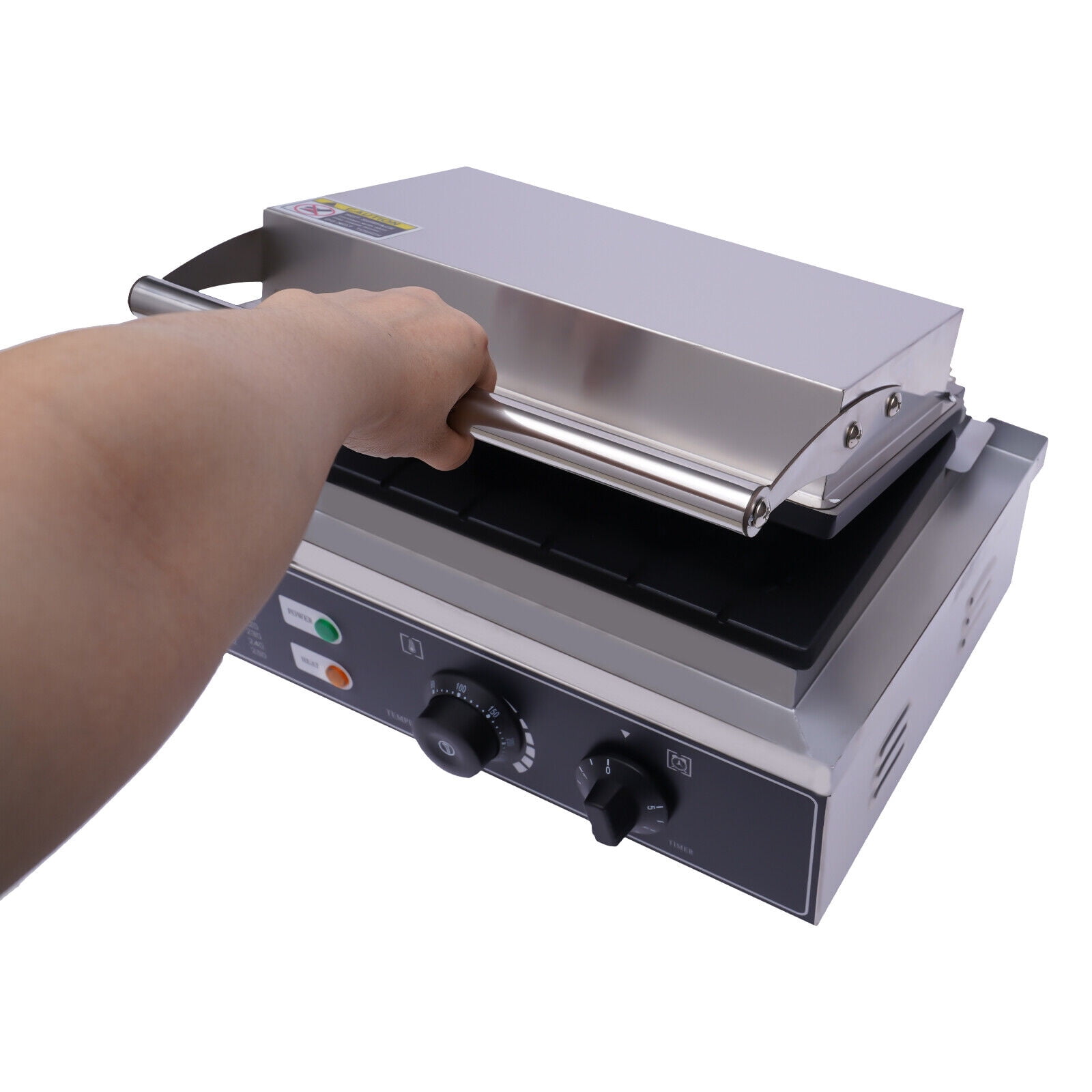 DENEST Commercial Waffle Maker 6PCs Waffle Making Machine 2-Shape Corn Hot Dog Baker Waffle Baking Machine