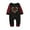 Black-Baby, variant on Odeerbi Christmas Pajamas for Family Holiday Plaid Long Sleeve Family Christmas Pajamas Matching Sets Mom Casual Plaid Print Tops Pants Set Two-Piece Sleepwear Xmas PJs Set Black