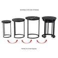 thumbnail image 4 of Lavish Home Set of 3 Nesting Tables - Round Side Tables for Living Room, 4 of 8