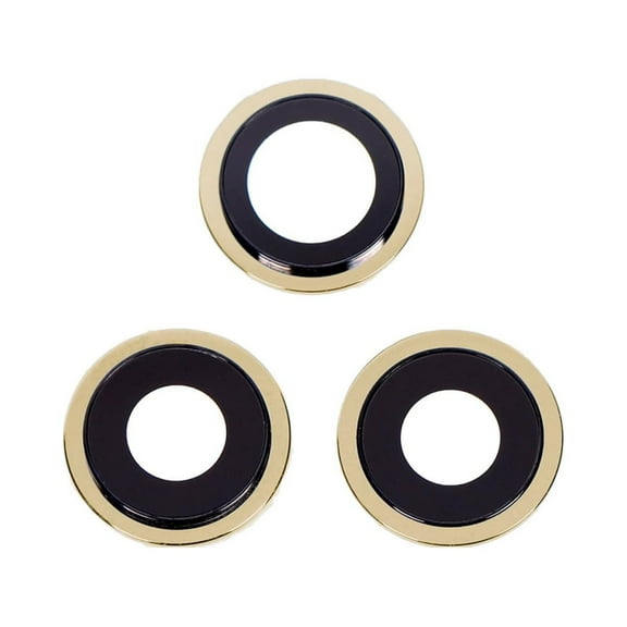 Replacement Rear Camera Glass Lens With Cover Bezel Ring For Apple iPhone 12 Pro - Gold