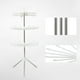 thumbnail image 5 of Organizador de lavandería de 3 niveles Estante para secadora plegable Perchas para secadora de ropa, 5 of 9