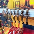 thumbnail image 6 of Shoreew 7Pcs/Set Christmas Stocking Hooks Mantel Xmas Stocking Holder Festive Stocking Hangers for Hanging Wreaths Ornaments Gifts, 6 of 7
