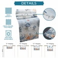 thumbnail image 6 of Jellyfish Coastal Table Runner 70 Inches, Summer Beach Blue Ombre Coral Starfish Bed Runner Dresser Scarves Tabletop for Indoor Outdoor Parties/Ceremony/Banquet, 13" x 70", 6 of 9