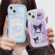 thumbnail image 2 of Funda De Teléfono Móvil Kuromi Borde De Onda Lisa De Moda Para Xiaomi 11 Pro Lite 12T POCO C40 X3 X4 NFC GT X5 F4 M3 Redonda De TPU Transparente A Prueba De Golpes Para Cámara, 2 of 3