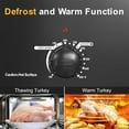 thumbnail image 6 of Superjoe 22 Quart Electric Roaster Oven with Self-Basting Lid, Turkey Roaster Oven Buffet with Removable Pan, Cool-Touch Handles, Black, 6 of 7