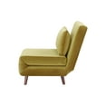 thumbnail image 4 of A&D Home Tustin Convertible Futon Chair, Velvet Antique Gold, 4 of 9