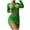 Green, variant on Lovzfmll Trikini Swim Skirt Set for Women, Halter Top with Skirt, Three Piece Bathing Suit for Beach and Pool Fun