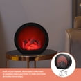 thumbnail image 3 of COMPUKAS 1Pc USB Battery LED Fireplace Lamp Black Decorative Light Ideal for Holiday and Birthday, 3 of 5