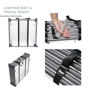 Front Row Foldable Playpen for Cats & Dogs Indoor Dog Kennel Pet House, Charcoal