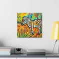 thumbnail image 6 of "Zebra In Impressionism" - Canvas, 6 of 25
