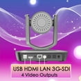 thumbnail image 3 of AVKANS AI Auto Tracking PTZ Camera with NDI HX3 (License Included) - 20X Optical Zoom, HDMI/SDI/USB Outputs, 1080P 60fps for Church Worship, Live Events, Weddings, Sports - Compatible with OBS, 3 of 8