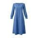 thumbnail image 4 of mfyjkho Vestidos para mujer, Vestido informal de verano para mujer, largo, sin mangas, con escote en V Vestidos festivos para mujer s, 4 of 4