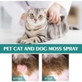thumbnail image 2 of Pet Cat and Dog Moss Spray, Pet Skin Moss Cleaning Care, Anti-Itch and Mite Removal Spray, Effective Relieves Dry Itchy Skin for Dogs Cats, 5pcs, 2 of 7