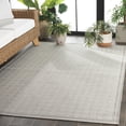 thumbnail image 3 of SAFAVIEH Terrace Yadira Geometric Indoor/Outdoor Area Rug, Grey/Ivory, 8' x 10', 3 of 16