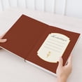 thumbnail image 3 of DESIGNER HARDCOVER JOURNAL-RUSTICA-LINED/RULED NO BLEED PAPER-GOLD FOILED-SATIN SILK BOOKMARK, 3 of 4