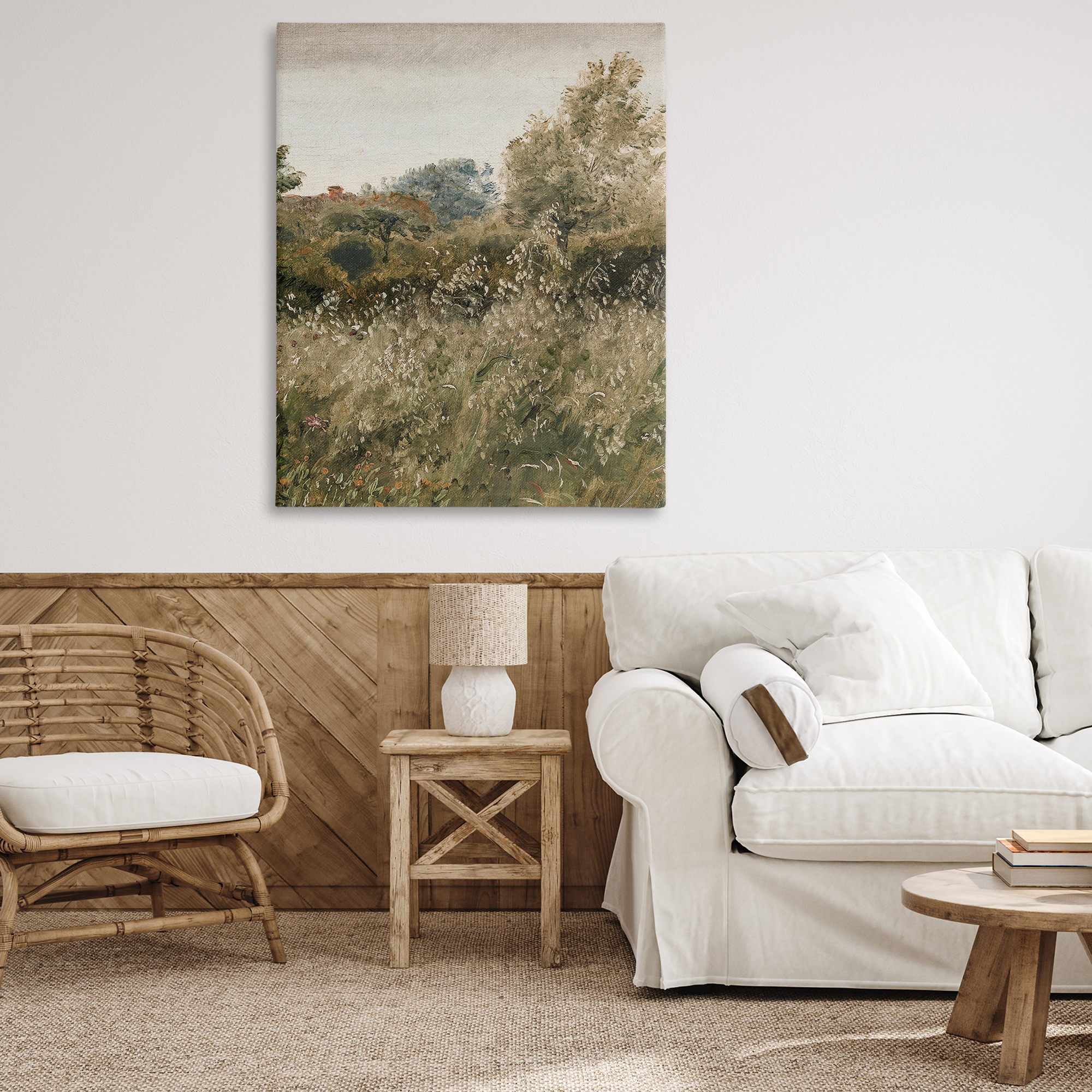 Thicket in Countryside Canvas Wall Art, design by Lettered and Lined