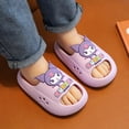 thumbnail image 3 of Sanrio Kuromi Pochacco Cinnamoroll Hellokitty-zapatillas de verano para niños, sandalias de interior encantadoras, zapatillas antideslizantes de una palabra para el hogar, 3 of 4