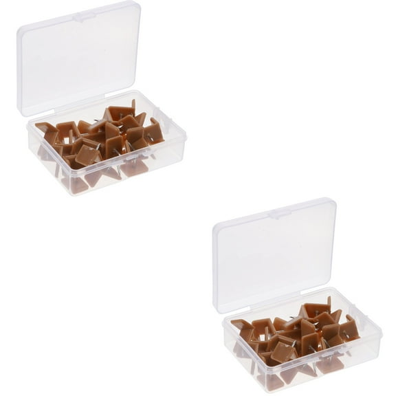 Masteelf 2 Sets Dresser Drawer Slide And Drawer Stop Plastic Chair Glide Drawer Accessory