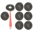 thumbnail image 4 of MasteelfCA 8pcs Handle Pot Brush Steel Scrubbers Dish Washing Brush Kitchen Cleaning Tool, 4 of 7