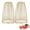 Khaki, variant on Mosquito Head Net Mesh, Face Neck Fly Netting Hood from Bugs Gnats Noseeums Screen Net for Any Outdoor Lover- with Carry Bags Fits Most Sizes of Hats Caps (2pcs, Grey, Updated Big Net)