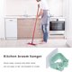 thumbnail image 5 of Soporte de trapeador montado en la pared Baño de baño Broom Broom Frag Gripper Percha de pared adhesiva, verde Dido Hogar, 5 of 5