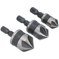 thumbnail image 4 of Chamfer Drill Bit, Easy Installation 12mm 16mm 19mm Wear  Hex Shank Chamfers Tool  For Woodworking Projects For Opening And Chamfering, 4 of 8