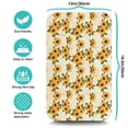 thumbnail image 5 of Washable Rubber Sunflower Cute Floral Dish Drying Mats for Kitchen Counter Home Large Coffee Bar Pad Accessories and Decor for Utensils Stemware 19.5''x12'', 5 of 7