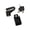 black, variant on Safety Disc Wheel Lock with Key, Mountain Bicycles Brakes Padlock Motorcycle Bikes AntiTheft Wheel Disc Brakes Lock