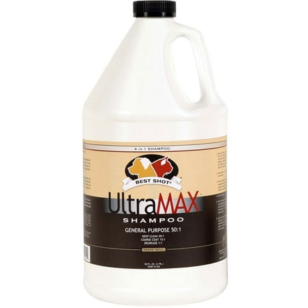 Best Shot UltraMAX Shampoo 1.1 Gallon (Best Shot Deshedding Shampoo)