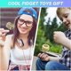 thumbnail image 5 of Cool Hammer Fidget Spinners Metal 2 Pack Fidgeting Hand Finger Chain Cube Focus Stress Relief Toy Anti Anxiety Fingertip Gyro Desk Toy Party Favors Su, 5 of 5