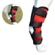 thumbnail image 4 of Soporte para pierna de perro elástico ajustable para evitar resbalones, envoltura de compresión, protector de soporte para piernas para mascotas para lesiones por artritis, rojo L (43g/1,5oz), 4 of 10
