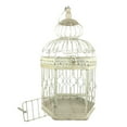 thumbnail image 3 of 22 Inch Antique White Decorative French Style Steel Bird Cage, 3 of 4