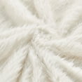 thumbnail image 6 of Home Soft Things Textured Faux Fur Throw Blanket Luxury Soft Cozy Plush Fluffy Fuzzy Reversible Thick Warm Throw Blanket, 60x70 inches, Pinstripe, 6 of 10