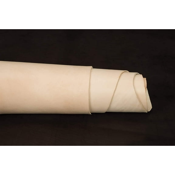 Veg Tanned V-Cut Double Shoulder, Natural, 6 to 7 oz.