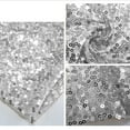 thumbnail image 5 of kladzum Round Tablecloth Glitter Wedding Glitter for Wedding Parties 47x47" in A Variety of Colors Table Cloth, 5 of 6