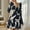 021Black, variant on Generic Womens Short Puff Sleeve Casual Dresses Summer 2026 Casual Crew Neck Midi Dress Pleated Flowy Sundress with Pockets