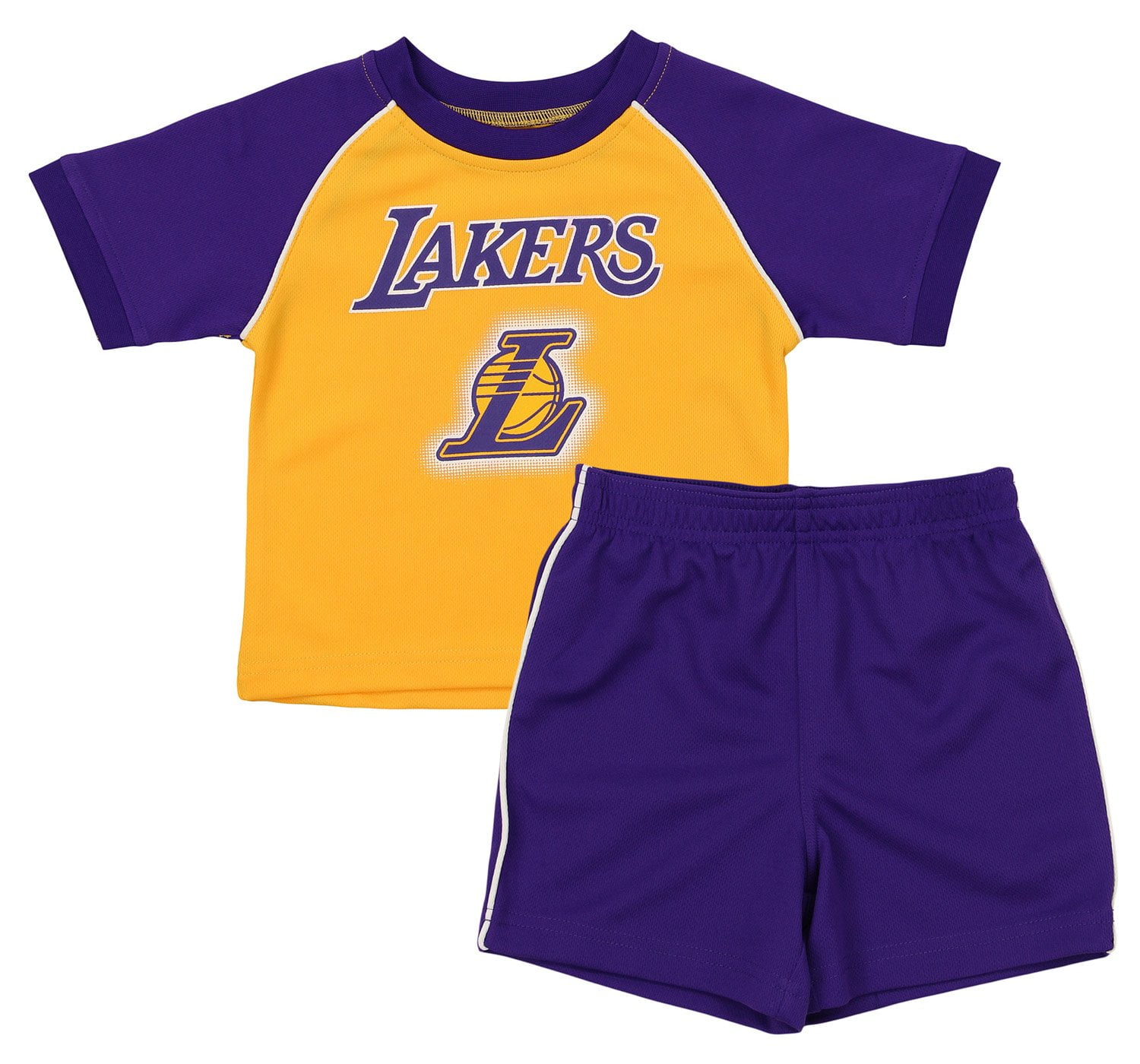 OuterStuff NBA Infant Toddler Los Angeles Lakers Shirt and Short Set - Walmart.com