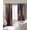 Reddish Brown Dark Orange, variant on Green Forest Blackout Curtains for Bedroom/Living Room, Thermal Insulated Kitchen Curtains, Pine Tree Summer Botanical Modern Art Grommet Darkening Window Treatment Drapes 42"x63"x2