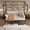 White + Twin(with Drawers), variant on Twin Metal Daybed with Trundle - Heavy-Duty Slat Reinforced Sofa Bed Frame, Guardrail-Style Enclosures,White