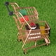 thumbnail image 4 of EeaseMX Mini carrito de compras de dos niveles para niños, juguete de simulación, carrito de comestibles, cesta de almacenamiento, carrito de oro rosa, 4 of 7