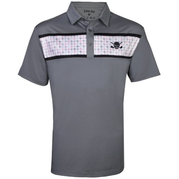 Clubhouse  Cool-Stretch Men's Golf Shirt (Charcoal)