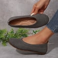 thumbnail image 4 of Mepaouo Women's Flats Shoes Suede Round Toe Ballet Dressy Loafers Comfortable Slip on Walking Shoes, 4 of 8