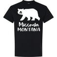 thumbnail image 3 of Inktastic Missoula, Montana White Bear Silhouette T-Shirt, 3 of 5