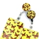 thumbnail image 5 of Yellow Monarch Butterfly Women Card Holder Lanyard Retractable Badge Reel Nurse Student Exhibition ID Card Clips Badge Holder, 5 of 5